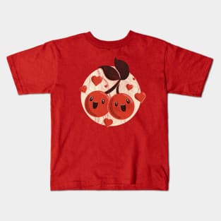 Very Vintage Cherries Kids T-Shirt
